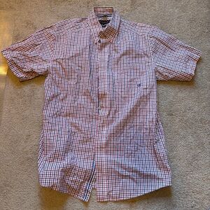 Ariat pro series Red and Blue Plaid Shirt